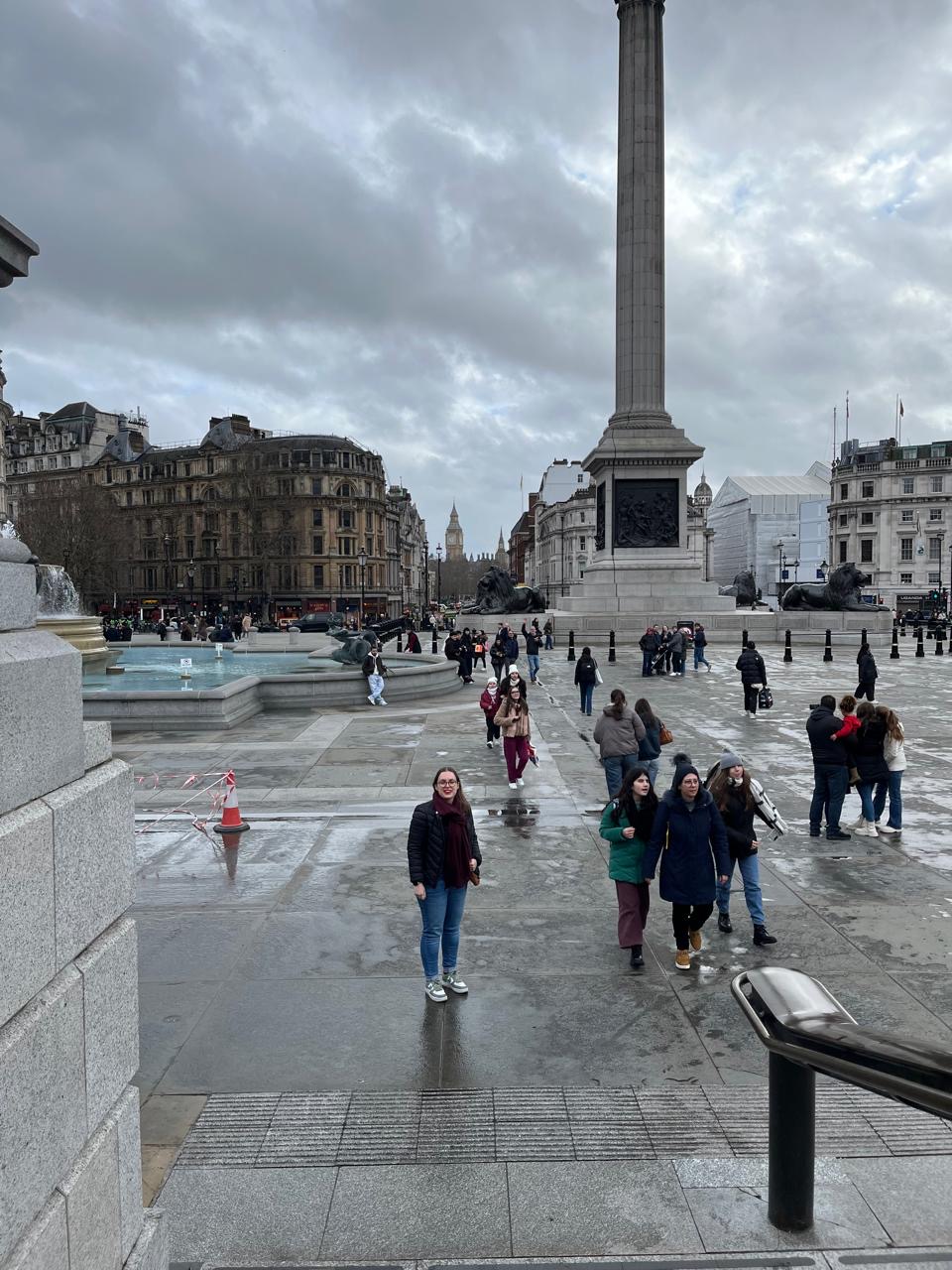 Ash at Trafalgar Square
