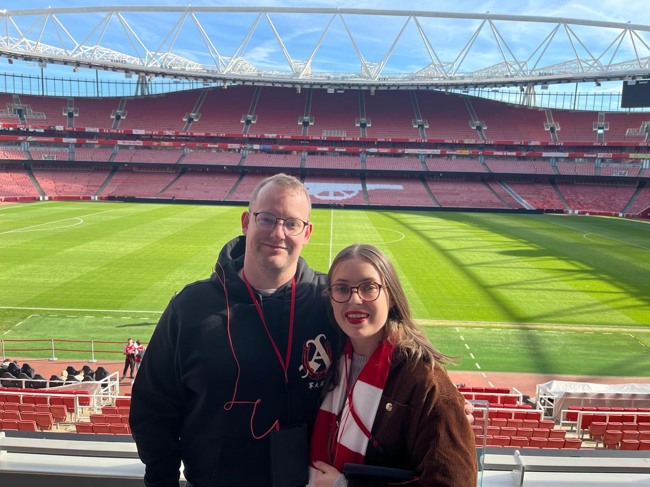 Looking over the pitch