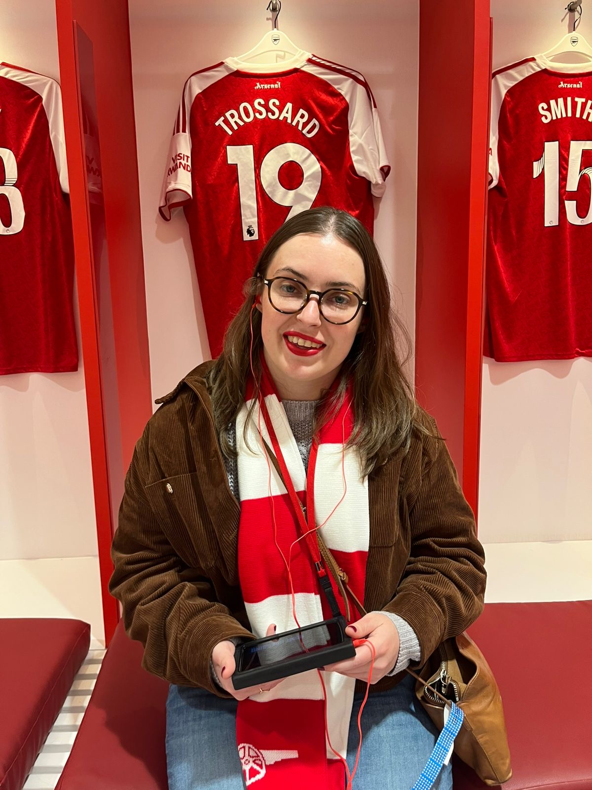 In the home changing room