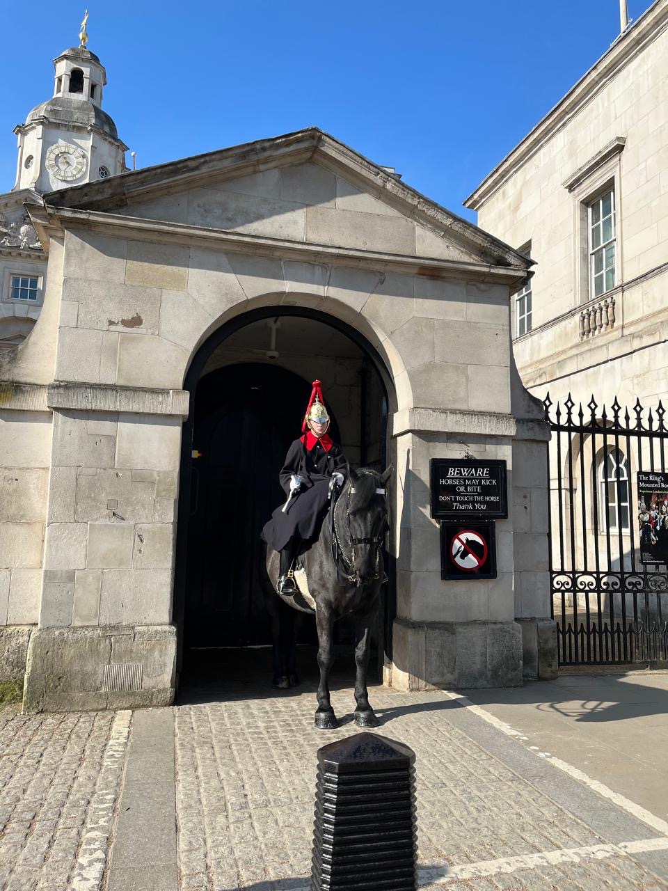 We saw King Charles' bodyguard yell at someone